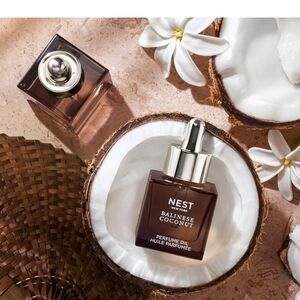 NEST Fragrances Balinese Coconut Perfume Oil - Brown and Silver